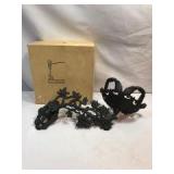 Vintage Iron Art Oil Lamp Arm