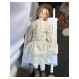 Early German Porcelain Head Doll