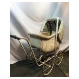 1920s Victorian Wicker Stroller