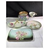 Hand Painted Limoges and other stoneware