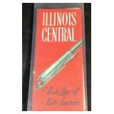 1950 Illinois Central Railroad Timetable