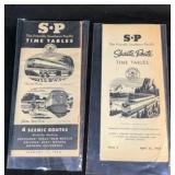 1953-54 Southern Pacific Railroad Timetables