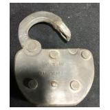 G T W Railroad Padlock