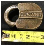 Vintage DL & WRR Padlock