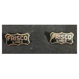 To Frisco lines badges normal overlay on brass