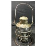 L S & M S. Railway Lantern Embossed Shade