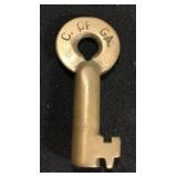 Vintage C of GA Key