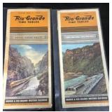 Vintage Rio Grande Timetables
