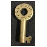 C.C.C. & St L. RR Key