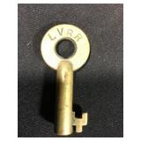 Vintage L V R R Key