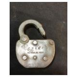 Vintage C R I & P padlock