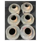6 Vintage Railroad Lantern Sleeves