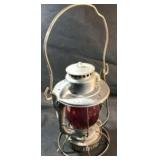 D L & W R R Lantern
