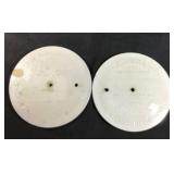 2 Edison Primary battery porcelain covers
