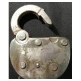 Vintage B C R R Padlock
