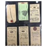 Vintage Seaboard Tags