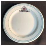 Vintage Alaskan steamship dessert plates