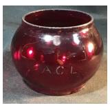 A C L Red Railroad Lens H 3 1/2