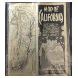 1914 map of California Southern Pacific Railroad