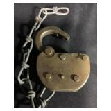 Pennsylvania railroad padlock  by Adlake