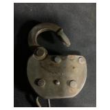 Vintage B C R R Padlock