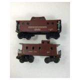 Lionel Cabooses (2) Maroon