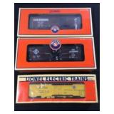 Lionel Erie Boxcar Collection (3) in org boxes