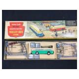 HO Scale Trolley Bus Green in org box