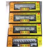 Rail King 4 Car Set all in org boxes