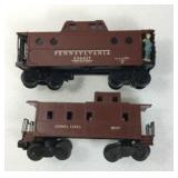 Lionel Cabooses (2) Maroon