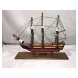Wood Hand Painted Ship HO DO RODO