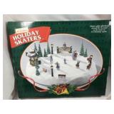 Mr Christmas Holiday Skaters Musical Scene