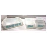 Pyrex Butterprint Collection (4 total)