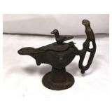 Unique Brass Oil Lamp