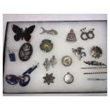Silver Lot - Includes Lapis, Turquoise, Marcasite,