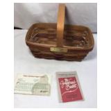 Longaberger Gingerbread Basket 1990