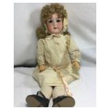 German Bisque Head Doll