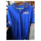 Buffalo Bills Blue Striped Nike Collar Shirt