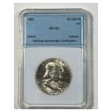1963 Franklin Half Dollar MS66+