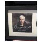 Annie Lennox Signed Nostalgia CD and Booklet Frame