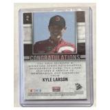 2014 Press Pass Signature Series Kyle Larson Autog