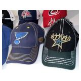 A Collection of NHL Team Baseball Caps