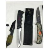 Three Fixed-Blade Knives by Mossy Oak, Rite Edge,