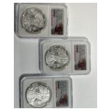 Silver Eagle 250 Privy Navy MS 70 (3)