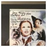 Framed The Wizard of Oz Promotional Poster Autogra