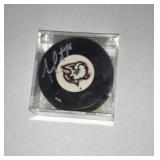 Autographed Jason Peters Puck, Authenticated