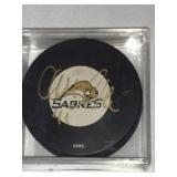 Autographed Clarke MacAurthur Hockey Puck