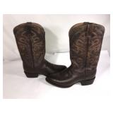 Leather Boots Dan post / menï¿½s size 10D