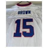 John Brown Buffalo Bills White Jersey Large