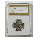 1926 Buffalo Head Nickel PGA MS67